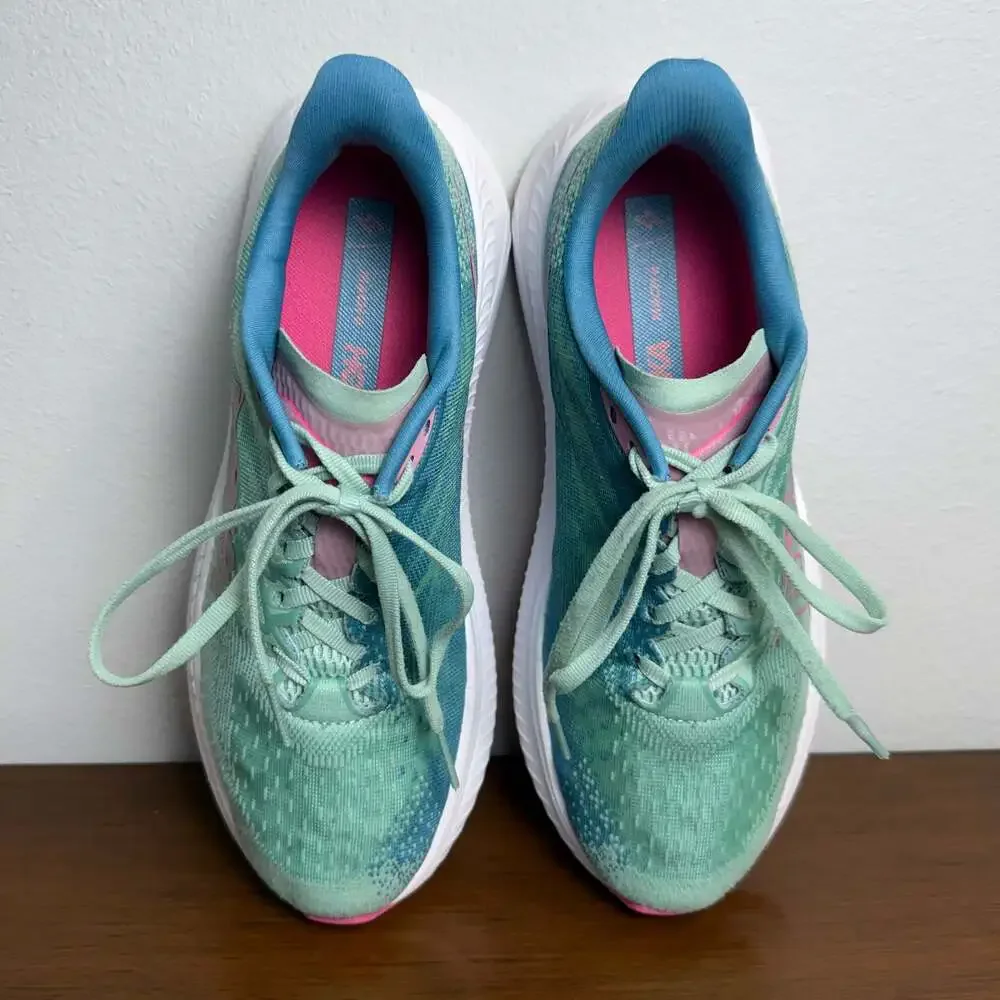 Hoka Mach 6 Jadeite/Alpine Blue Women's Running Shoes US Size 8.5B